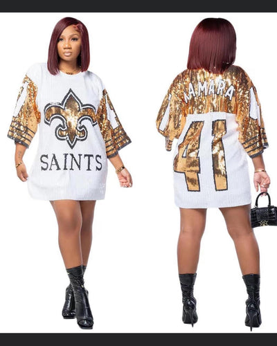 Saints Sequence Shirt/Dress